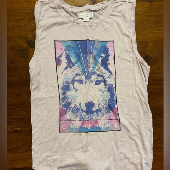 Spiritual Gangster wolf graphic tee - Picture 1 of 1
